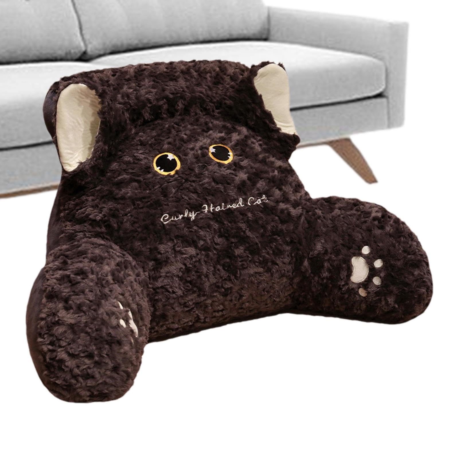 Coussin de dossier chat pour lit et canapé | Soutien lombaire ergonomique
