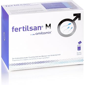 amitamin&copy; Fertilsan M | Fruchtbarkeit + Kinderwunsch Mann | seit 2010 | Zink, Selen, L-Arginin, Fols&auml;ure, L-Carnitin uvm | 30