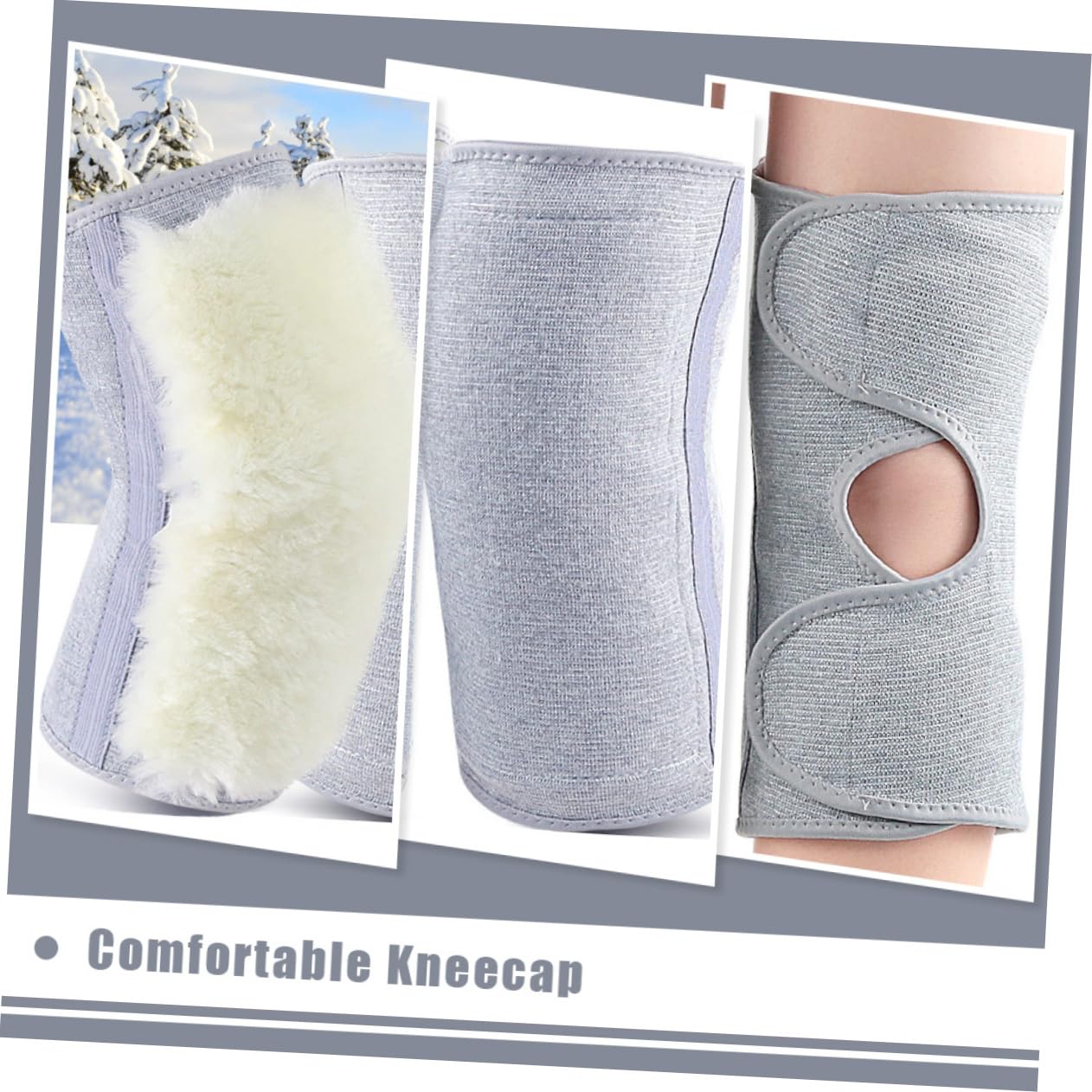 Genouillère de Protection pour Extérieur, Couverture de Jambe Chaude Hiver
