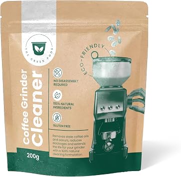 Coffee Grinder Cleaner, 5 Powerful Doses, Removes Stale Oils and Odors, 100% Natural, Gluten Free