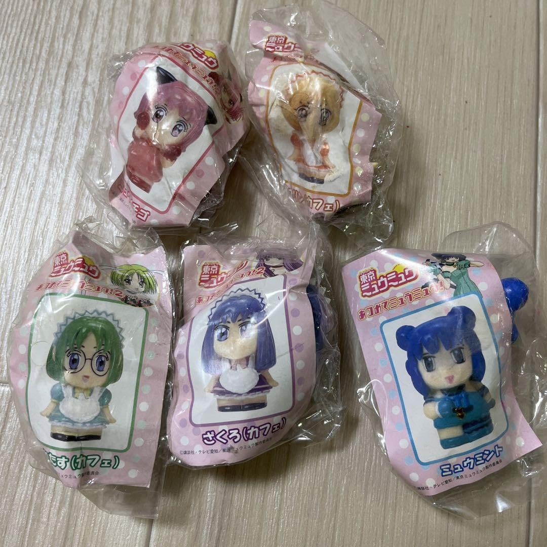 Amazon.co.jp: 東京ミュウミュウ 指人形 5点セット マスコット ミニ