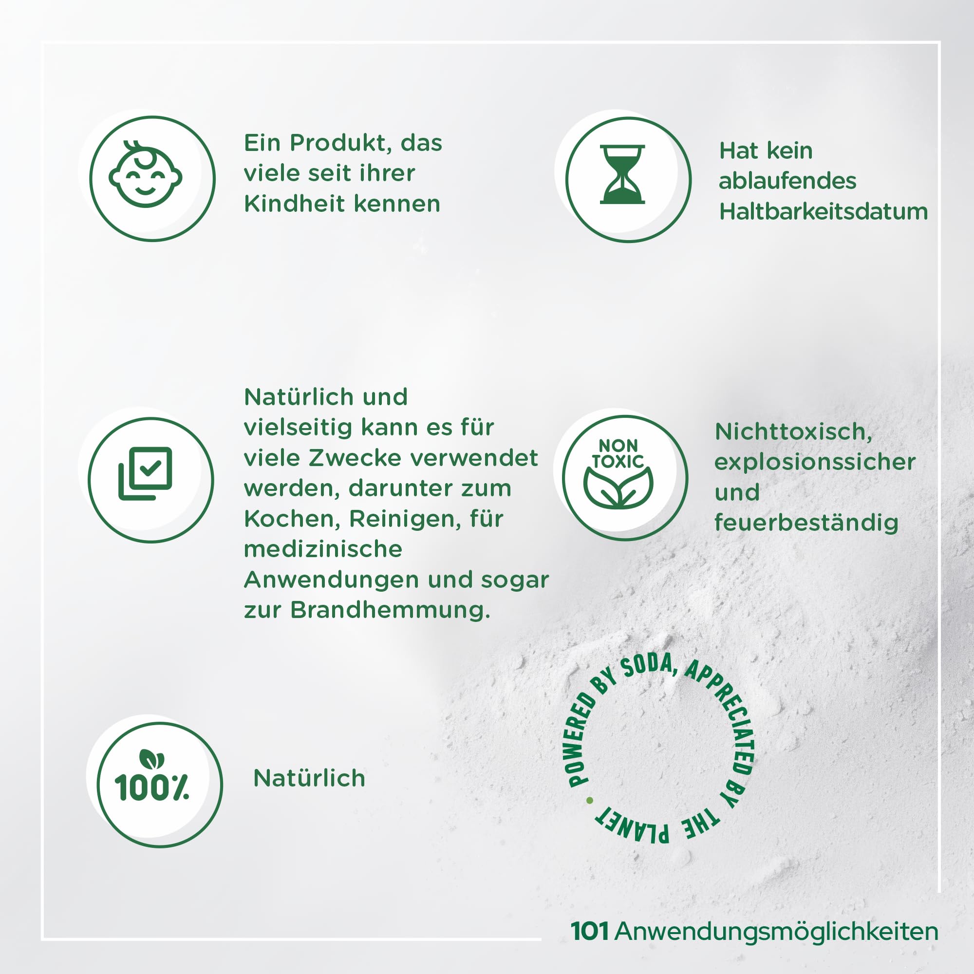 Soda Sodron Capsule - 100% idrogenocarbonato di sodio per sostenere l'equilibrio acido-base, Detox, cura orale e sport, 200 capsule in 1 flacone