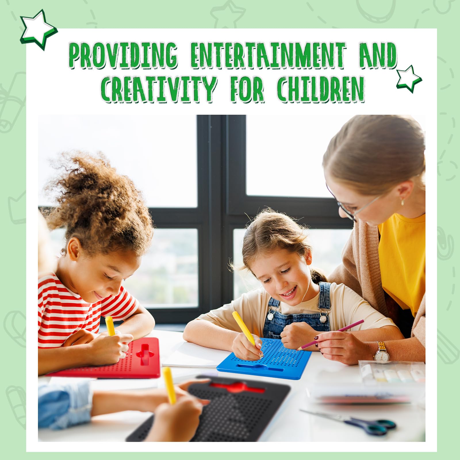 Pizarra Magnética Infantil De Bolas – Tablero De Dibujo Con Bolígrafo, Juguete Educativo Reutilizable Para Niños A Partir De 3 Años, Ideal Para Viajes Y Aprendizaje Sin Pantallas