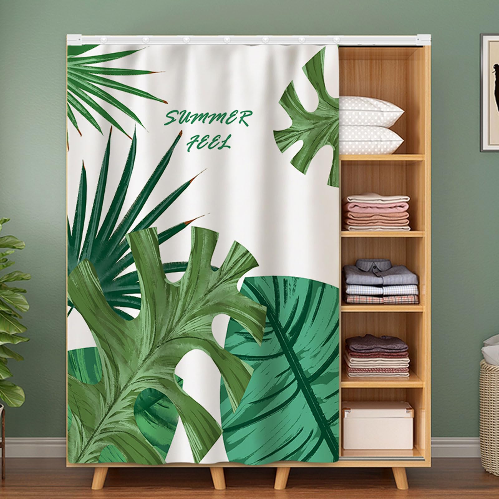 Rideau Anti-Poussière Pour Casier Et Armoire - Protection Praticable En Lin