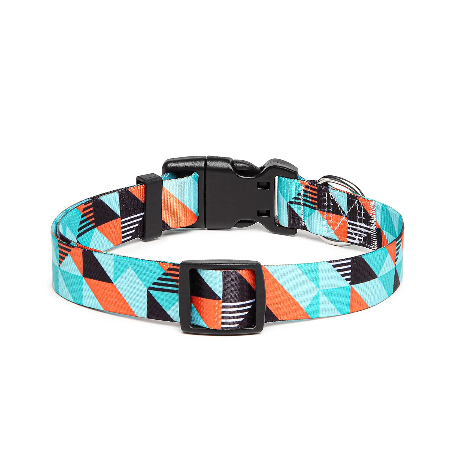 Adjustable Dog Collar with Patterns, Ultra Comfy Soft Nylon Breathable Pet Collar for Small Medium Large Dogs (L, Floral Orange) — view 69