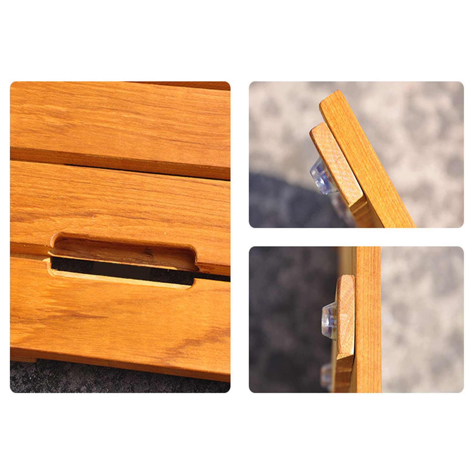 Tappeto Bagno e Cucina,Pedana Doccia in Legno,Pedana Doccia Tappeto Sauna,Tappeto Doccia Naturale,Pedana in Legno Multiuso,per Doccia e Vasca,Cucina e Corridoio (90x50cm/35x20in)