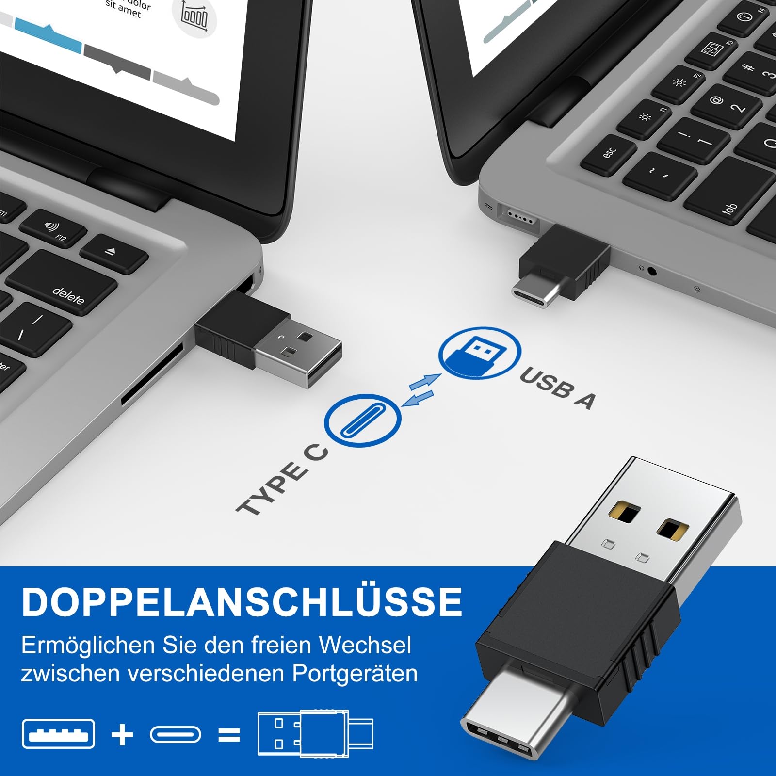 Presentatore digitale USB C senza fili 2.4 GHz PowerPoint Pointer per presentazioni con Spotlight/lente d'ingrandimento/digitale/puntatore fisico per Windows 8/10/Mac SO 11.12/LCD/LED