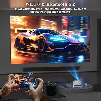 Amazon.co.jp: 「Netflix公式認証ブランド」BETTDOW プロジェクター