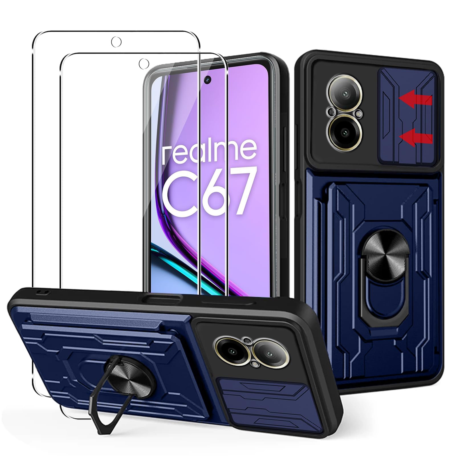 Funda Xiaomi 14 Con Tapa Cámara Deslizante - Protector Antigolpes Con Soporte
