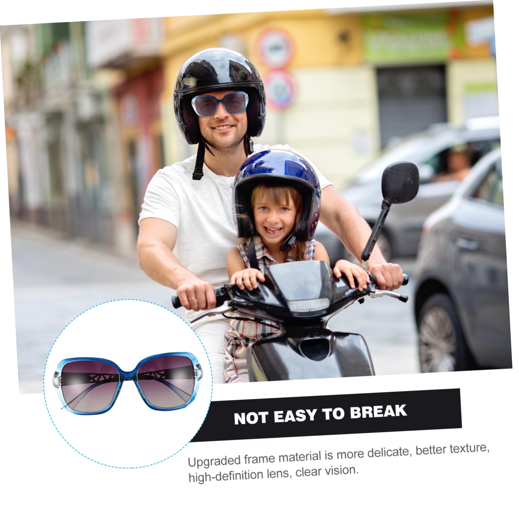 Didiseaon Resin Cycling Glasses Uv Protection Comfortable Fit for Outdoor Sports and Photos