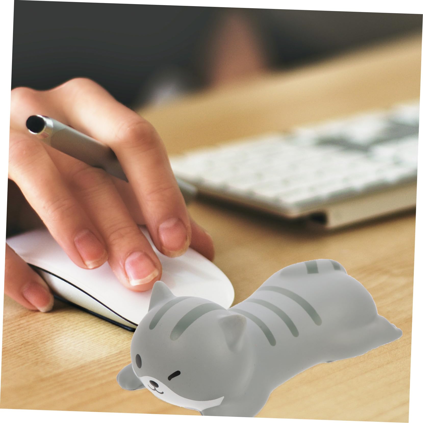 Operitacx 5 Pezzi Tappetino Per Mouse In Memory Foam Poggiapolsi Ergonomico Per Poggiapolsi Per Mouse Poggiapolsi A Cuscino Per Per