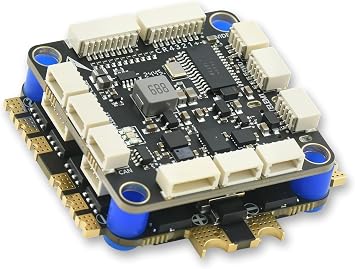 AERO SELFIE H743 Flight Controller with 60A 8 bit ESC 30x30 Stack Supports 2-6S LiPo, Dual IMU, Compass, Barometer, Compatible with Betaflight, INAV, PX4, Ardupilot for FPV & Racing Drones