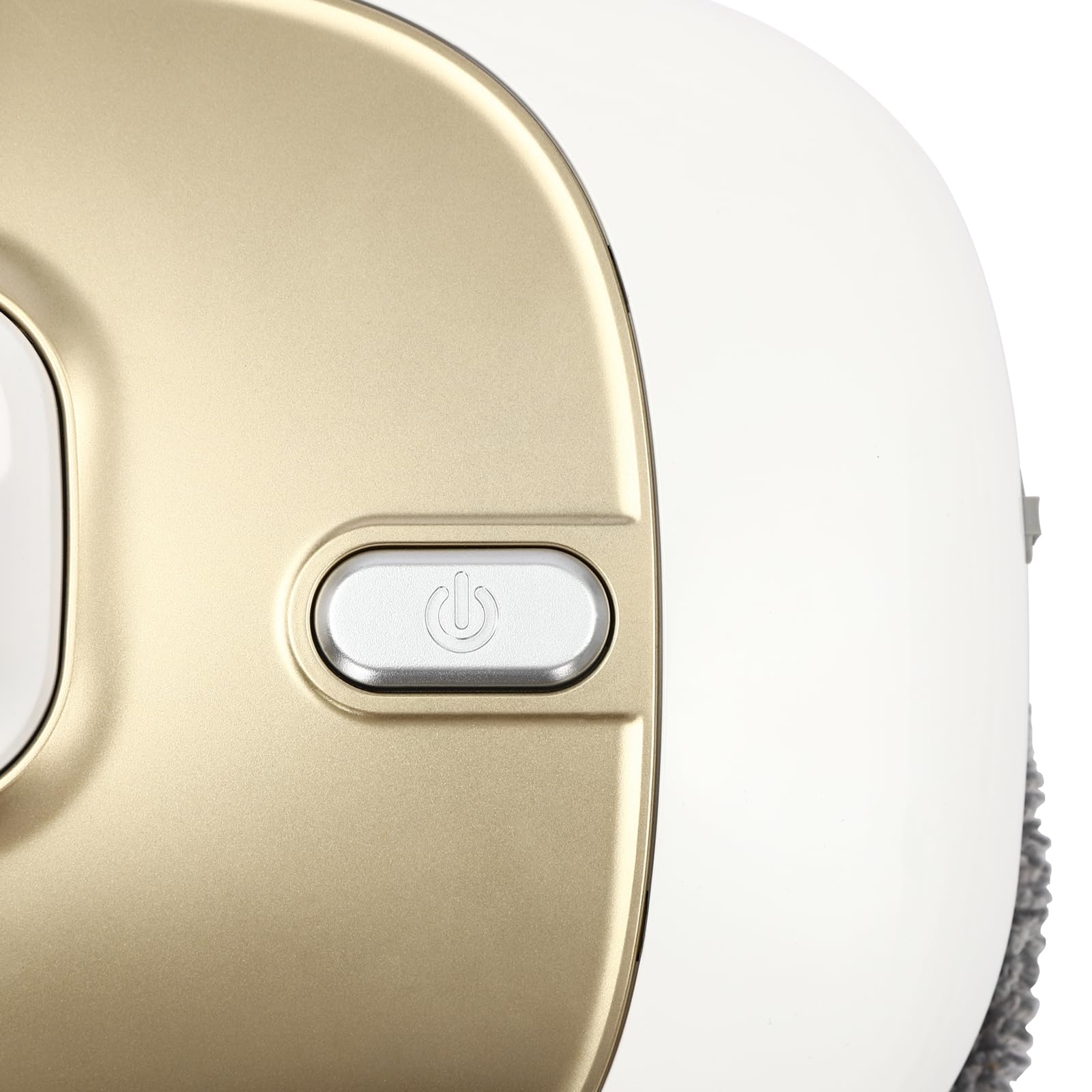 Mopa eléctrica dorada blanca de 40 W con cubo de limpieza, fregona eléctrica inalámbrica para la limpieza del suelo, con 3 pilas de litio de 2000 mAh, 60 dB, 42,5 x 26,7 x 24 cm