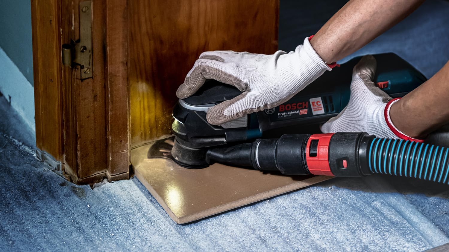Bosch 1x Segmentsägeblatt Expert MultiMaterial ACZ 105 ET (für Faserkunststoffe GFK, CFK, Ø 105 mm, Professional Zubehör Multifunktionswerkzeug)