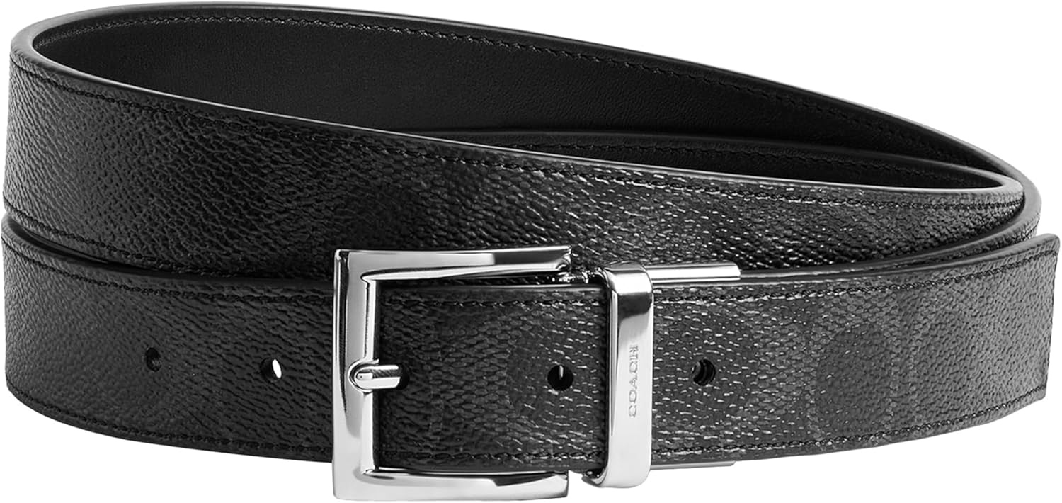 COACH 30MM CTS Rev Dress Harness Belt in Signature