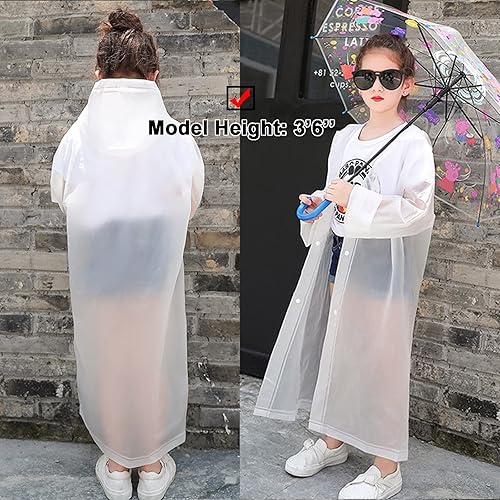 Miniatura 5 de Ponchos de lluvia impermeables para niños, reutilizables, para niños y niñas, chaquetas de lluvia de emergencia con capucha para familia, Disney,