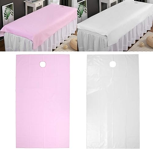 Miniatura 1 de Sábanas de salón de belleza, funda de cama de salón, funda de cama de masaje de belleza, sábanas con orificio para el aliento facial, cubierta de