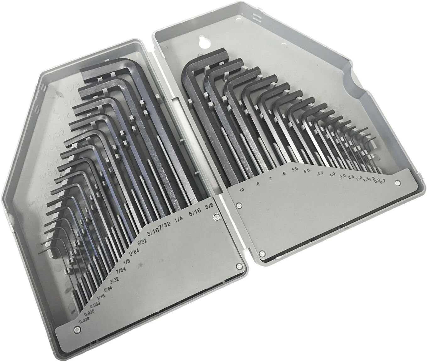 30 Piece Hex Key Set with Case (MM and SAE)