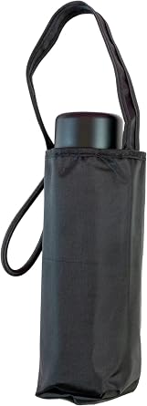 Totes Auto Open Close Compact Umbrella with NeverWet and Sunguard, Black, ys/m