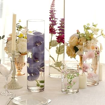 O’tra FAG300E Amazon.com: Fgail 10 Pack Clear Glass Vases for Centerpieces