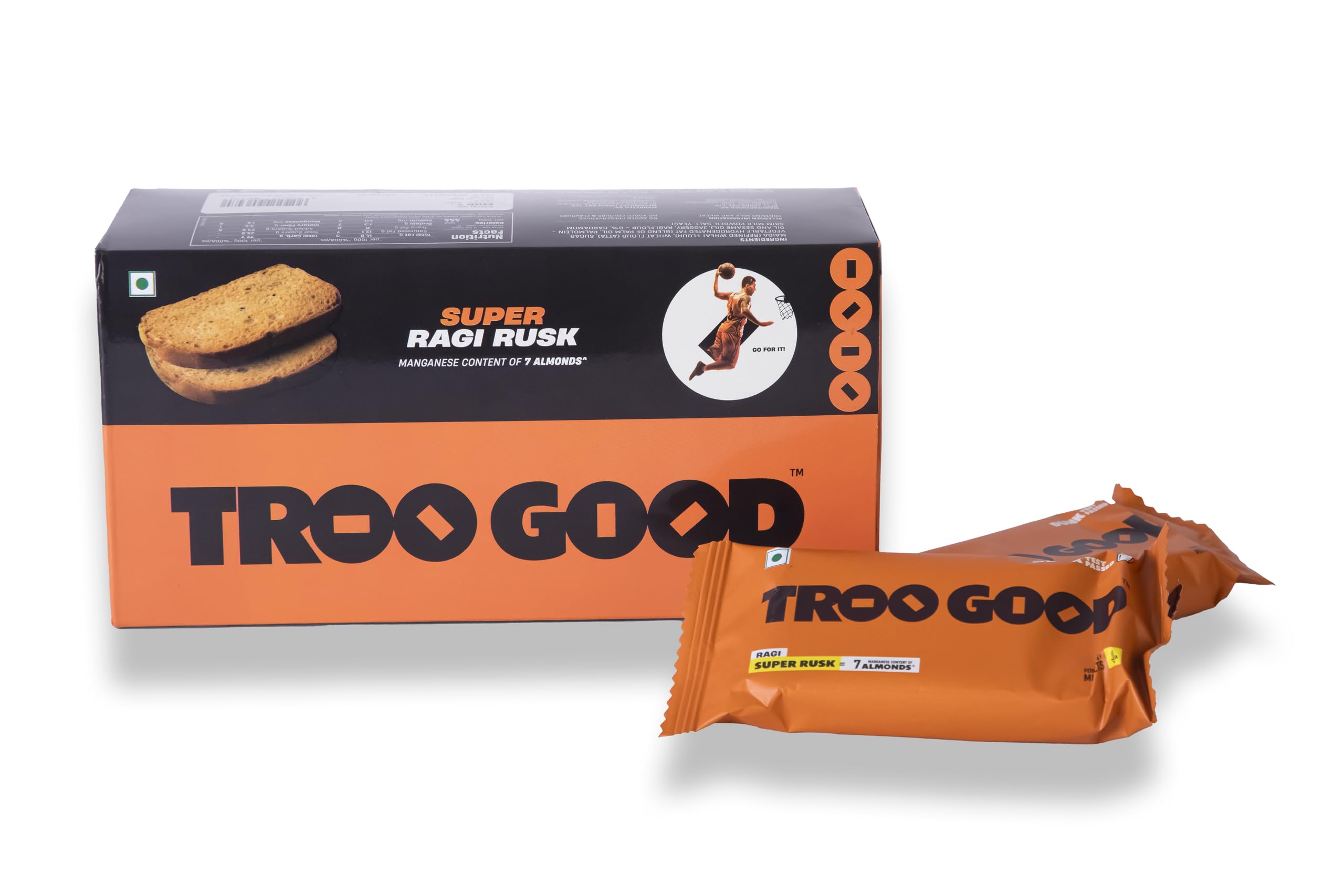 Troo Good Super Ragi Rusk, Tea Toast Made of Ragi and Whole wheat, Dunk certified Rusk, 150gm ( Pack of 12 ) | Elaichi Flavour | No Added Preservative or colour (B0CM6H6JXP) Amazon Price History, Amazon Price Tracker