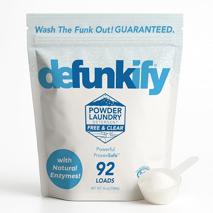 Defunkify Laundry Detergent Powder, 92 Load, Unscented