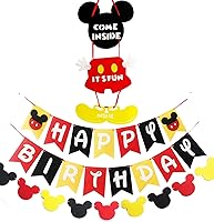 Algopix Similar Product 8 - Mouse Party Supplies Banner Door Hanger