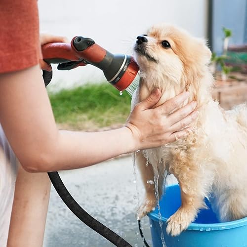 Miniatura 7 de Manguera de jardín, ligera, ultra flexible, duradera, sin torceduras, manguera de jardín para caravana, marina y cámper (75 pies)