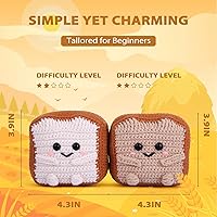 Vista 54 de Crochetta Kit de ganchillo para principiantes, kit de animales de ganchillo Amigurumi con tutoriales en video paso a paso, paquete de inicio