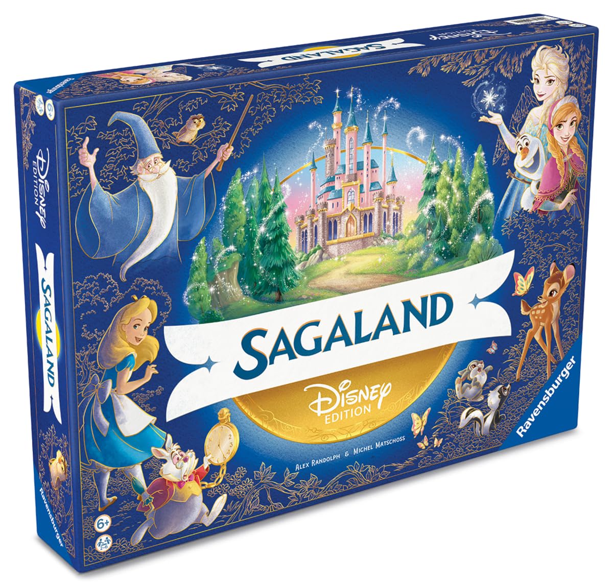 Ravensburger – Disney Sagaland - Jeu de société en Famille - Jeu de mémoire - Enfant et Parents - de 2 à 6 Joueurs à partir de 6 Ans - Mixte - 25121 - Version française