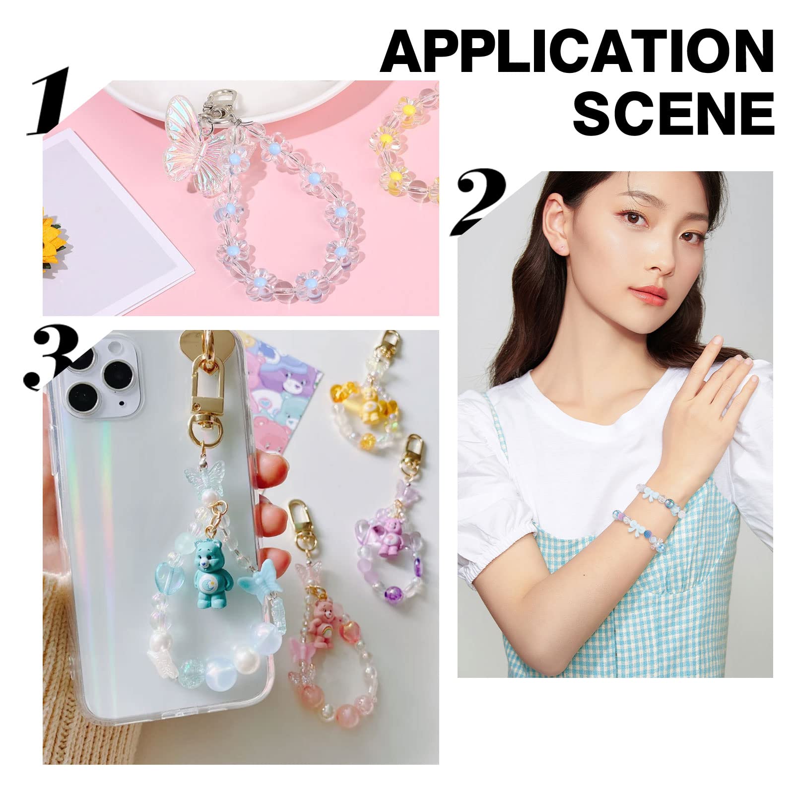 Amazon.co.jp: SUNNYCLUE 【可愛い少女】 150個13種 12mm アクリル 