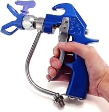 Pistola Pulverizadora de Alta Presión Portátil para Pintura (4600 PSI, Metalica Práctica, Sin Aire, Con Una Boquilla), Color Azul