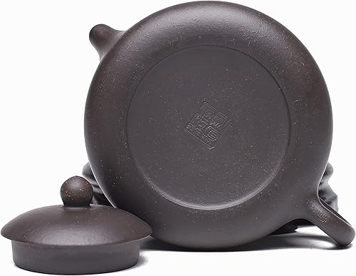 Miniatura 5 de SILINE Zisha - Juego de tetera pequeña de arcilla china Yixing de 6.2 onzas con 2 tazas, cafetera de té Kong Fu para principiantes