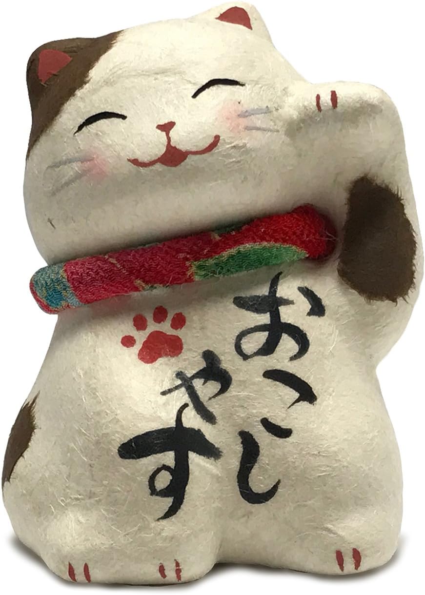 ひとこと呟いてます 日本製 ちぎり和紙 出荷 三毛猫 ひとこと人招き猫 ひとこと呟いてます 日本製 ちぎり和紙 出荷 三毛猫 ひとこと人招き猫