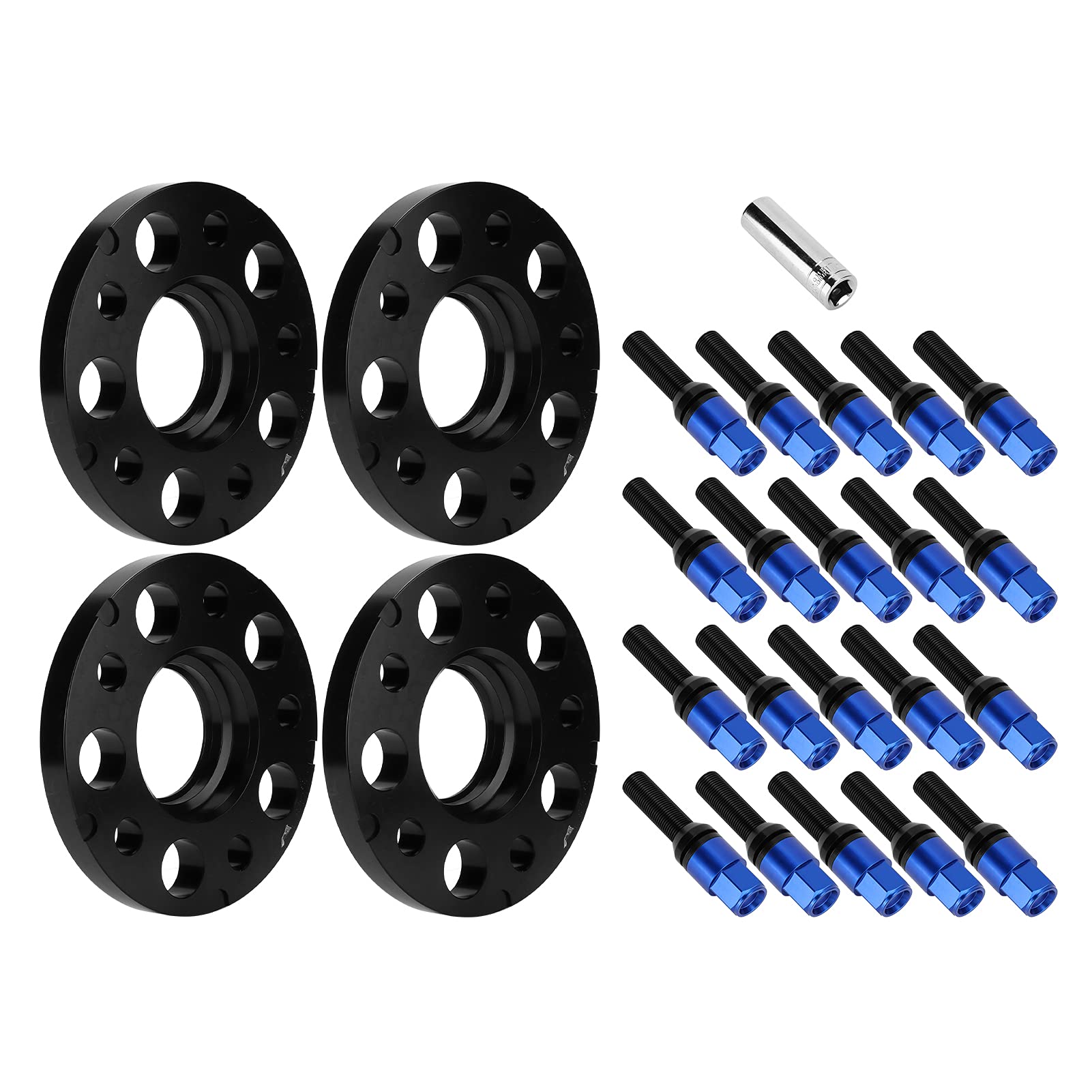 Koncentryczne Dystanse Kół 15mm do 2 Serii F45 Active Tourer (BLUE)