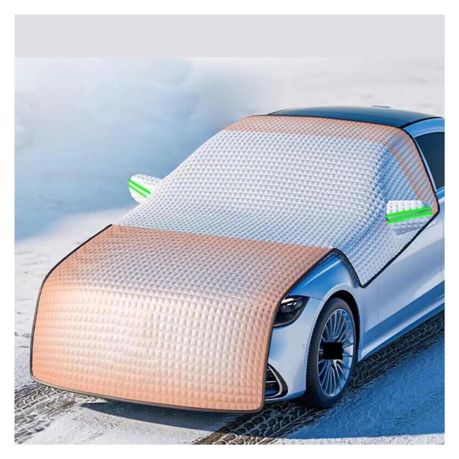 Copri Parabrezza Auto Inverno Parabrezza Invernale per Auto Copertura antigelo Protezione antigelo Mezza Finestra di Ghiaccio Parasole