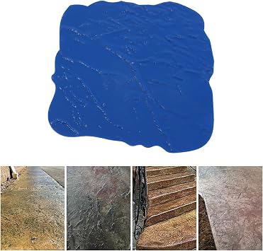 Concrete Stamping Mold,Seamless Concrete Slate Pattern,Concrete Slate Texture Forms,Imprinting Concrete,Decorative Patterns Available Floppy Mat,for Concrete,Cement Overlay 18" X 18"