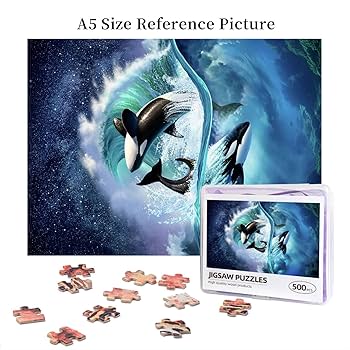 Amazon.co.jp: Zateem ジグソーパズル 500ピース 木製パズル