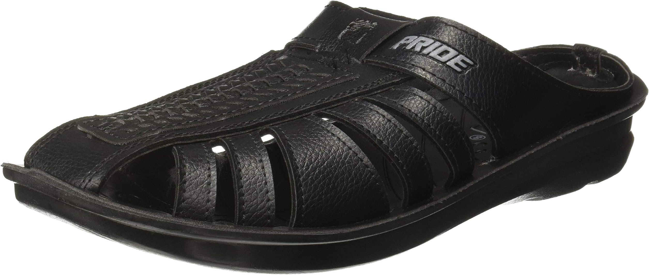 VKC Pride Men's Black Outdoor Sandals (2000479908BLK)