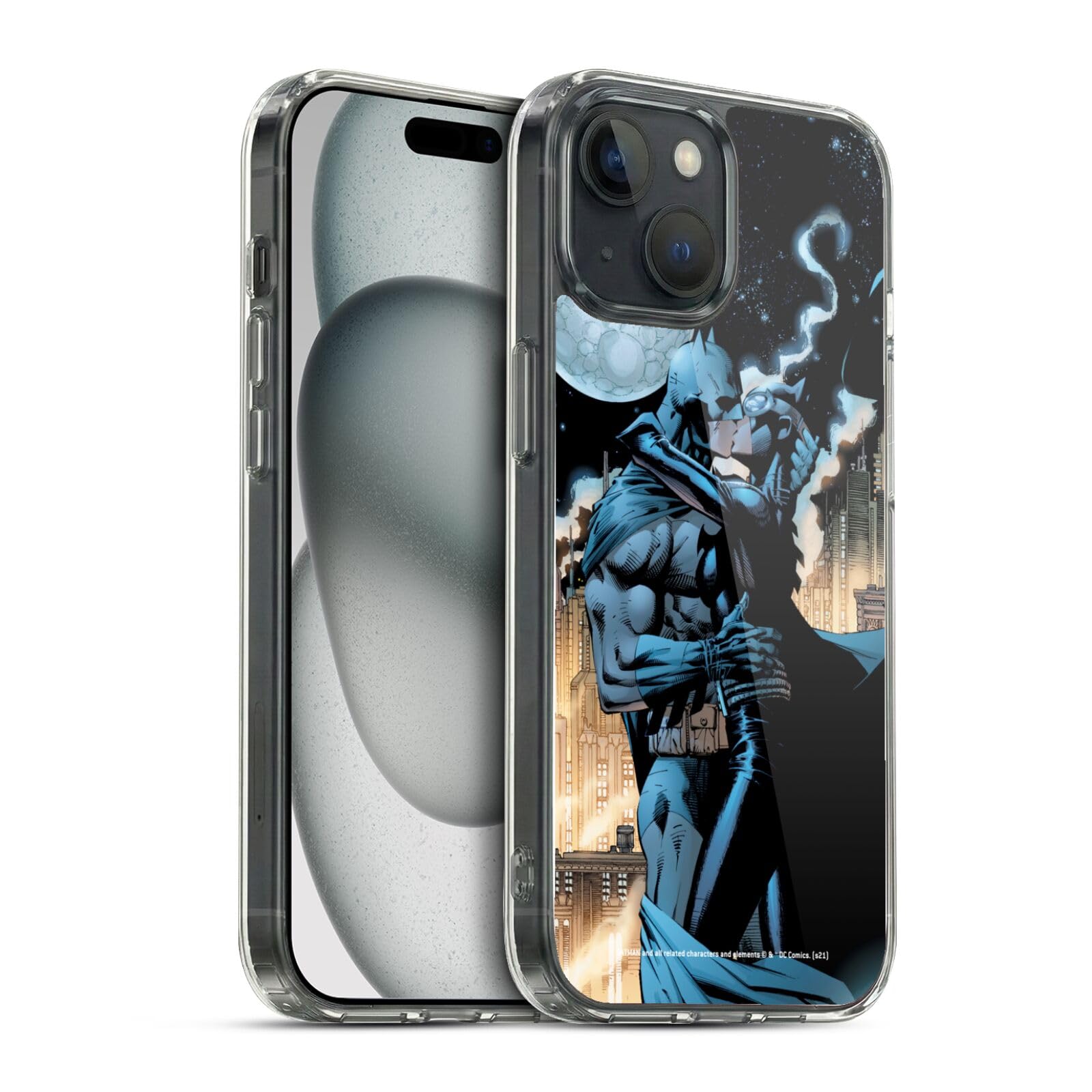 Funda Batman iPhone 15 Protector Gel Suave Silicona TPU 7