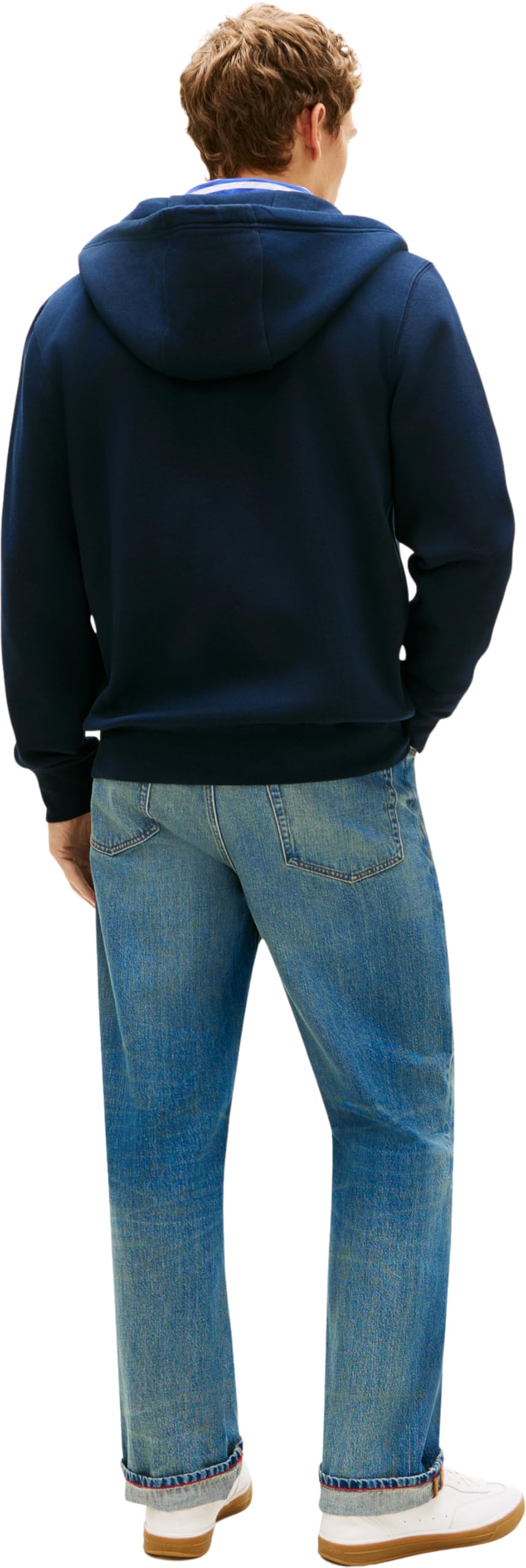 Tommy Hilfiger Herren Kapuzenpullover mit durchgehendem Reißverschluss