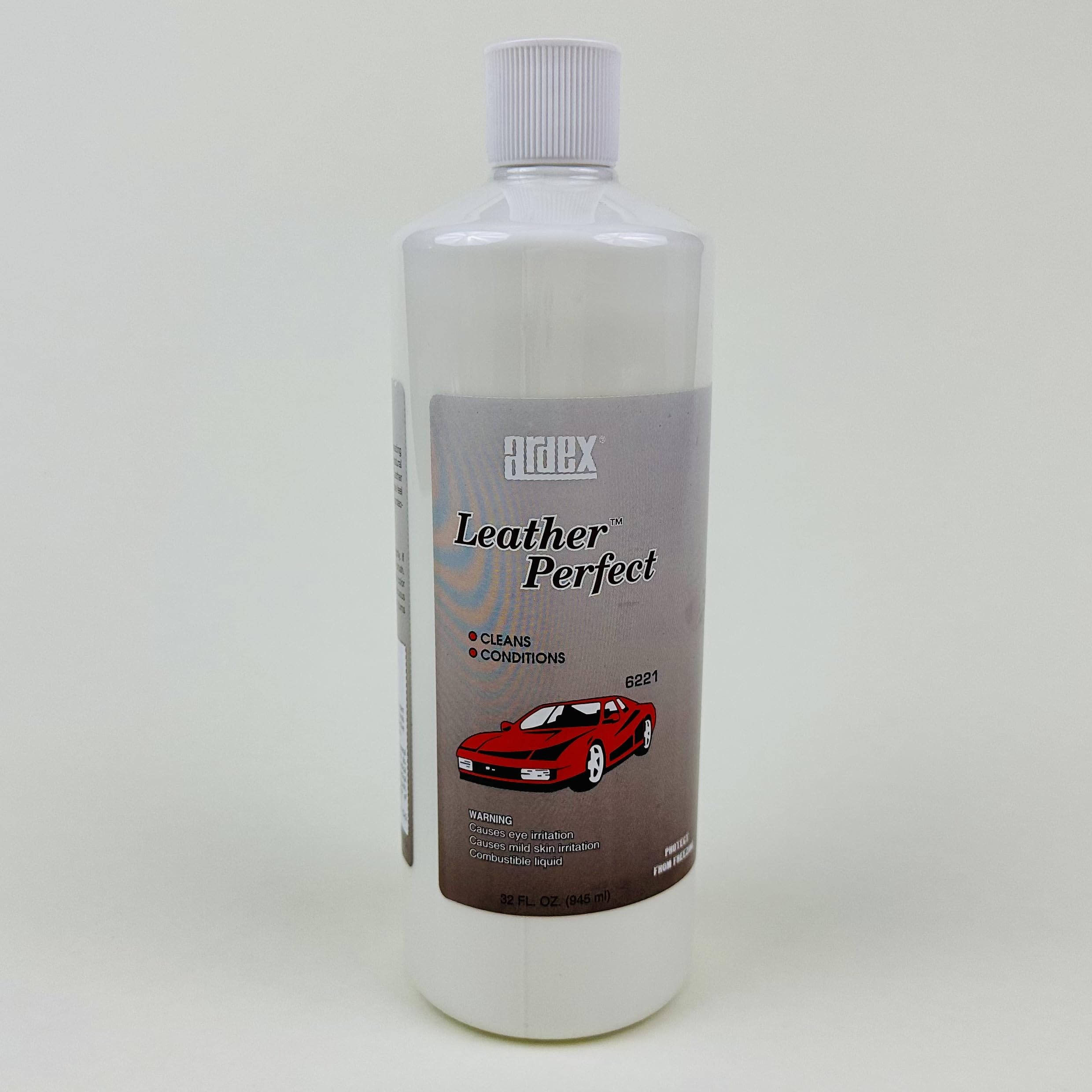 Ardex Leather Perfect Professional Car Detailing Interior Cleaner & Conditioner - Deep Cleaning Formula Restores, Softness - Safe for Auto, Marine & Home Leather Surfaces