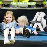 Vista 7 de COOSEYA Asiento de inodoro, asiento de entrenamiento para ir al baño para niños pequeños, entrenamiento de inodoro 2 en 1 mejorado para niños