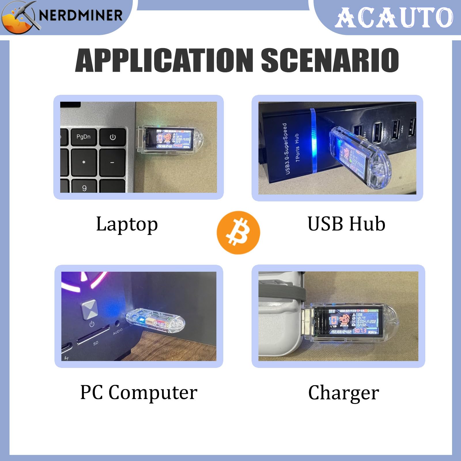 New NerdMiner V2 USB Bitcoin Miner - 300KH/s 3W Solo Lottery Miner with  WiFi, Win 3.125 BTC Block Reward - Plug & Play USB-A Crypto Mining Dongle :  Amazon.ca: Electronics