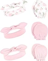 Vista 103 de Hudson Baby Conjunto de diadema de algodón y manoplas para rascar para bebé Unicornio
