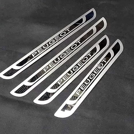 4-tlg. Kohlefaser Türschwellenschutz Für Peugeot 308 SW 2015-2020 - Kratzschutz Folie