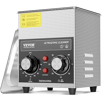 VEVOR 2 L Ultraschallreiniger mit Heiztimer & Korb professionelle digitale Ultraschall Reinigungsger&auml;te, 60 W Reinigungsmasch