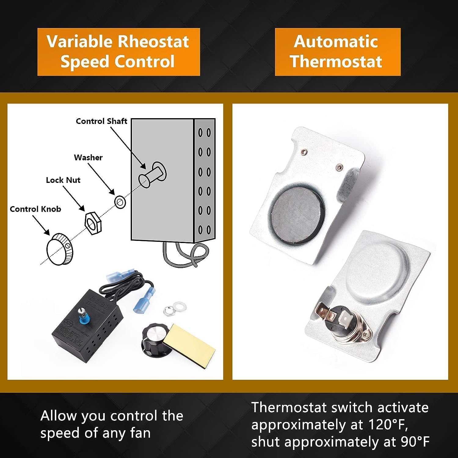 Criditpid 910-331/P Fireplace Blower Fan Kit for Regency Gas Stove, Regency Gas Insert, Regency Propane Gas Fireplace, Aftermarket Blower Fan Kit for Regency Gas Fireplace.