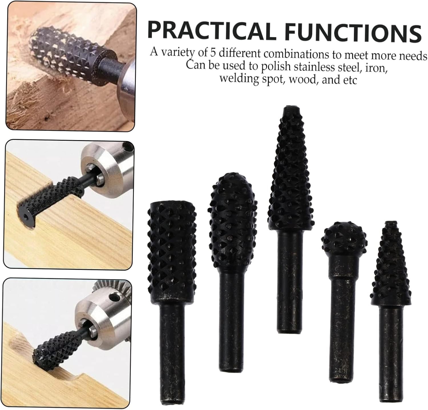 2sets Rotary File for Tool Electric Rotary Burr Quality Material Easy Install