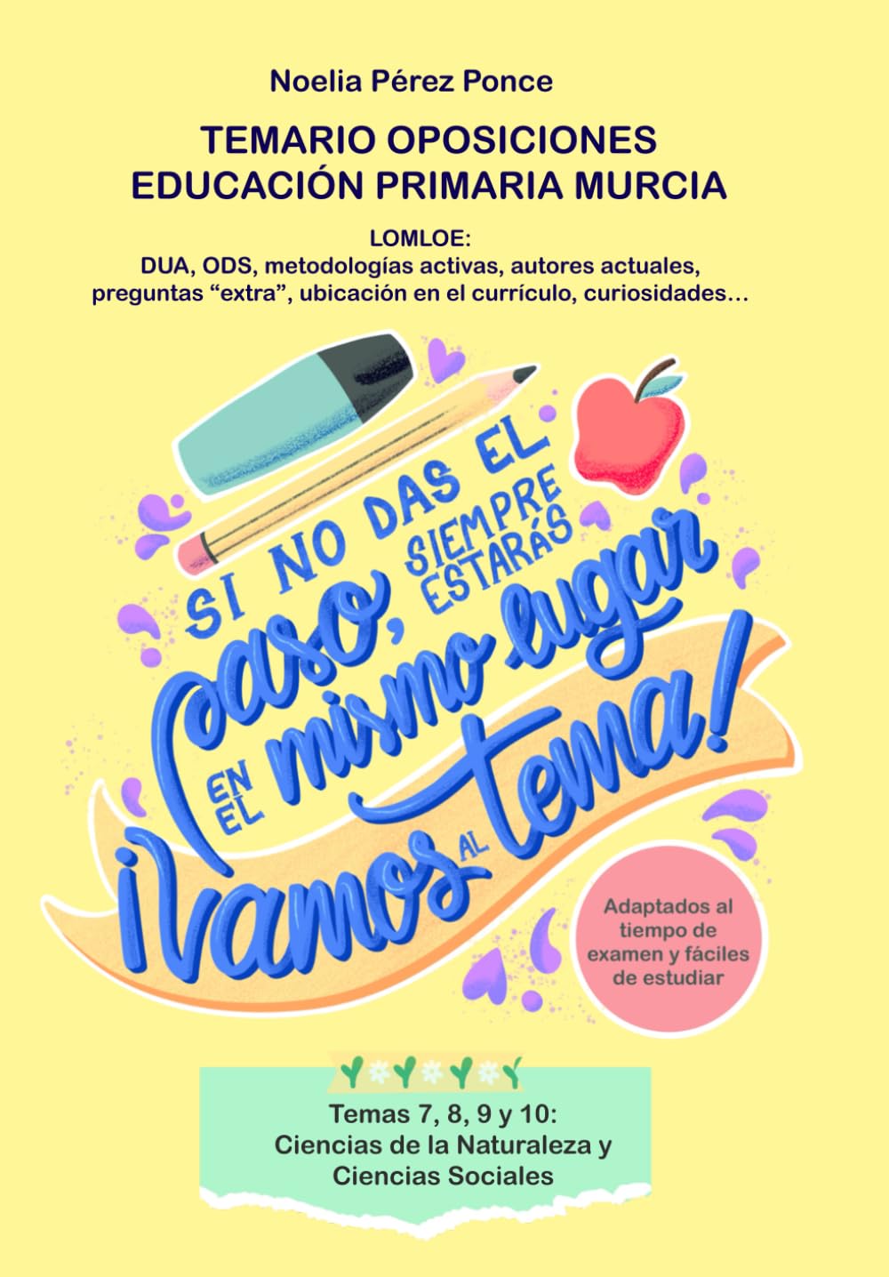 TEMARIO OPOSICIONES PRIMARIA MURCIA: Temas del 7 al 10